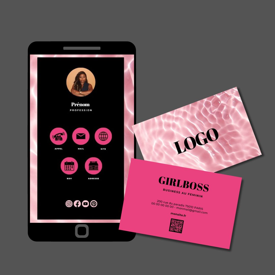 Cartes de visite GirlBoss